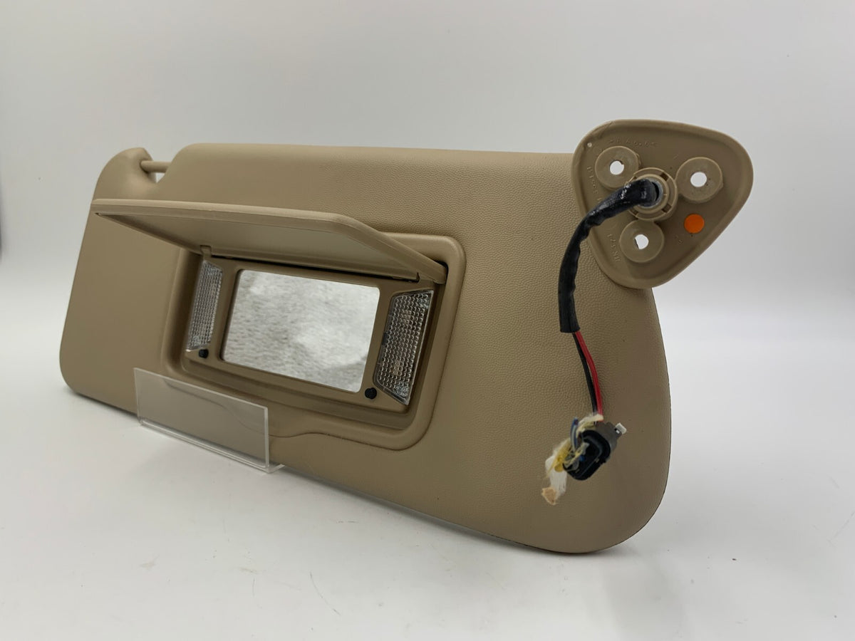 2003-2007 Cadillac CTS Passenger Sun Visor Tan Illuminated OEM B03B29031