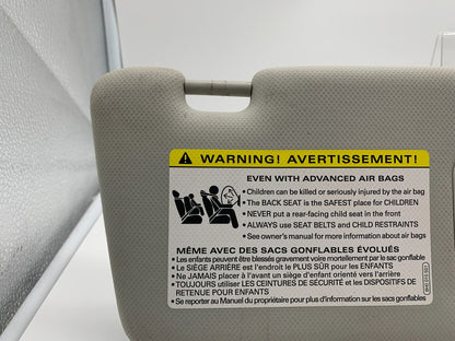 2009-2012 Audi A4 Passenger Sun Visor Sunvisor Gray Illuminated OEM