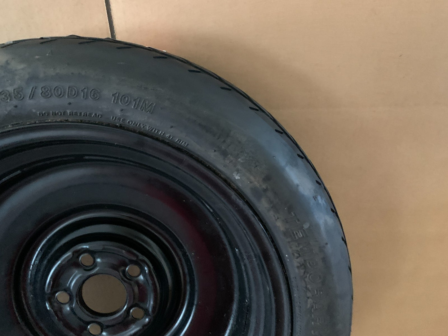 2012-2016 Subaru Impreza 16" Spare Tire Wheel Compact Donut T135/80D16