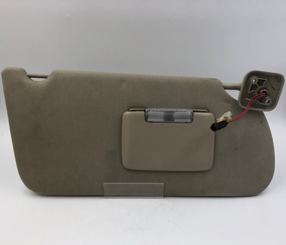 2009-2012 Ford Flex Passenger Sun Visor Beige Illuminated OEM C04B16026