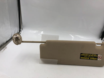 2007-2009 Lexus ES350 Passenger Sun Visor Tan OEM  A01B30023