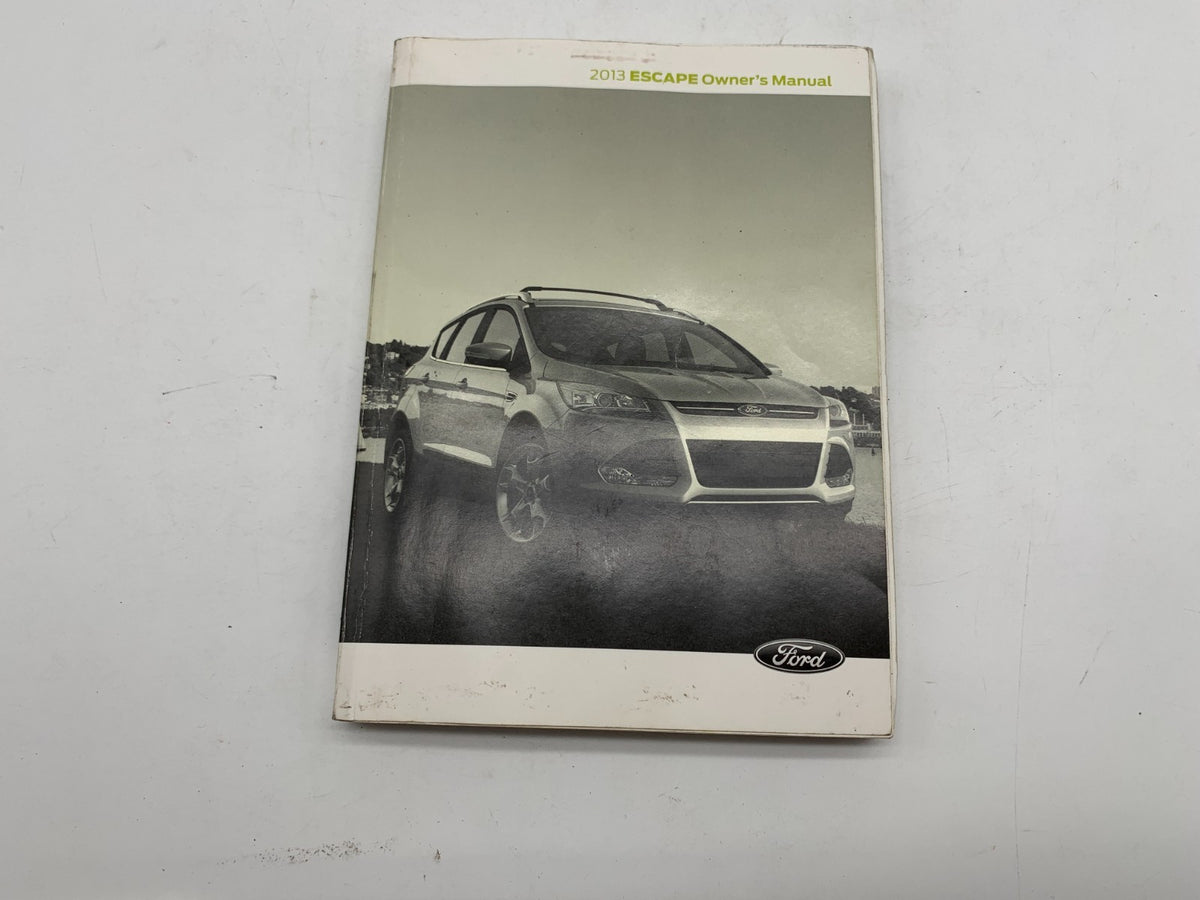2013 Ford Escape Owners Manual Set OEM R01B18013