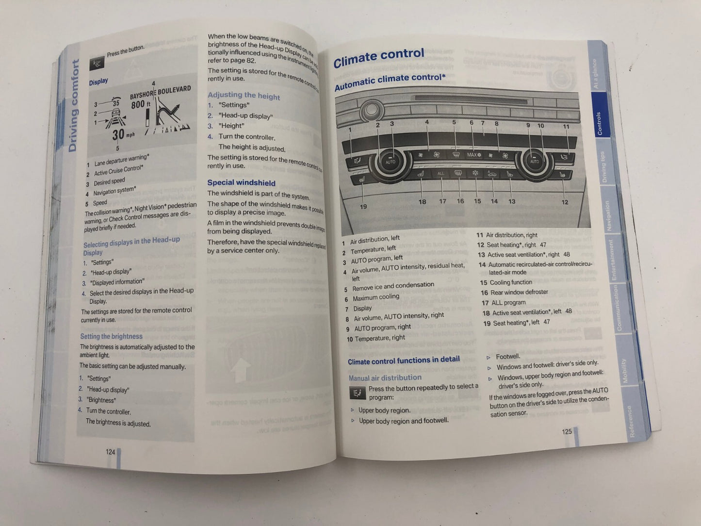 2011 BMW 528i 535i 550i Sedan Owners Manual Set with Case A01B11026