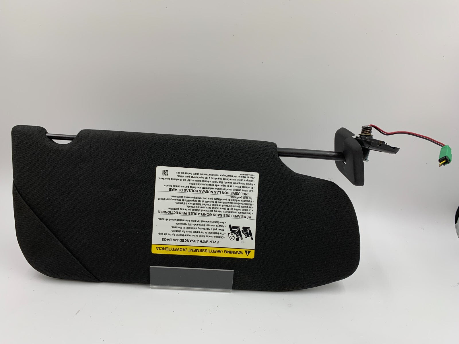 2013-2019 Ford Taurus Driver Sun Visor Sunvisor Black Illuminated OEM E02B20015