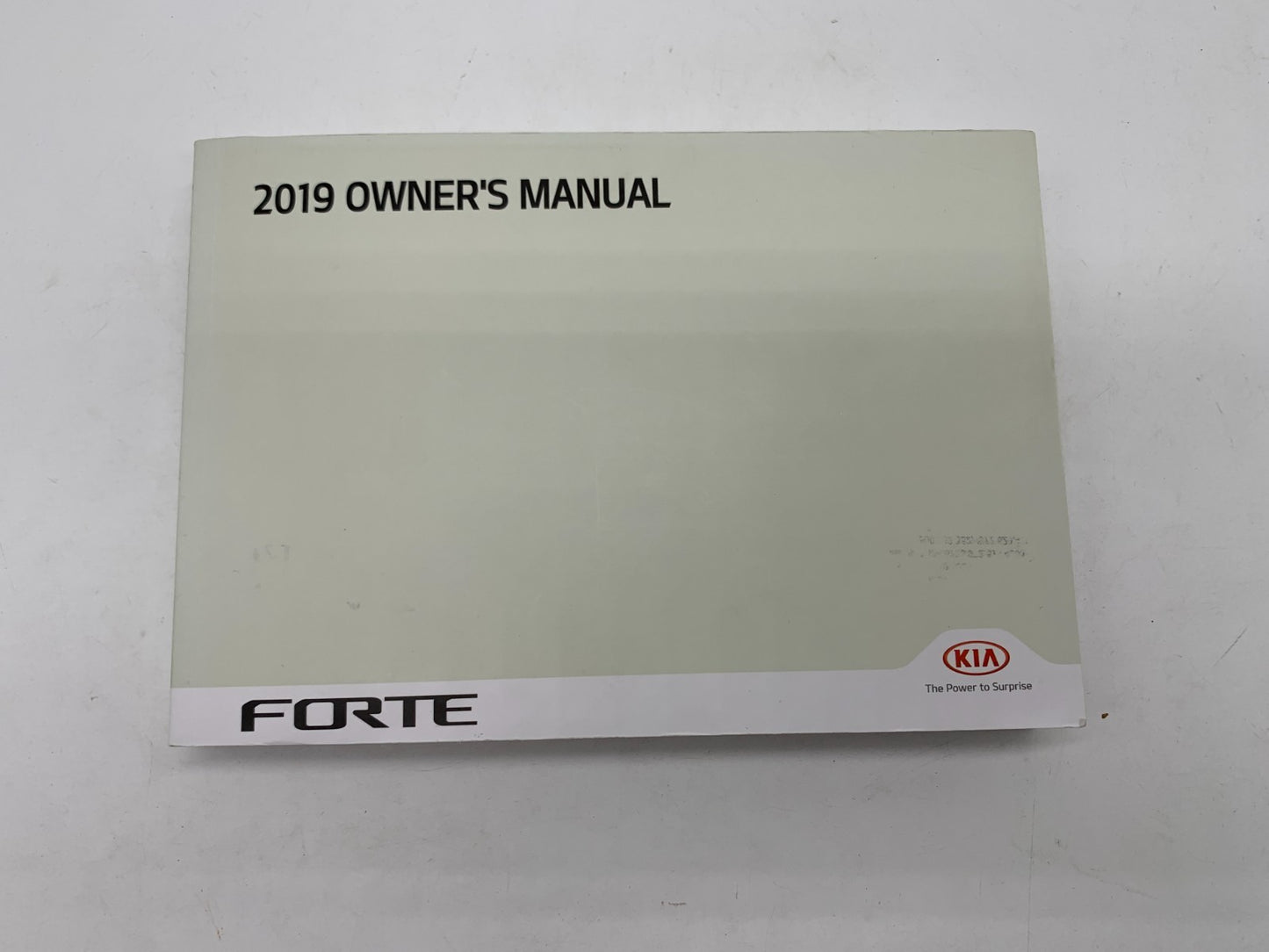 2019 Kia Forte Owners Manual Set with Case OEM