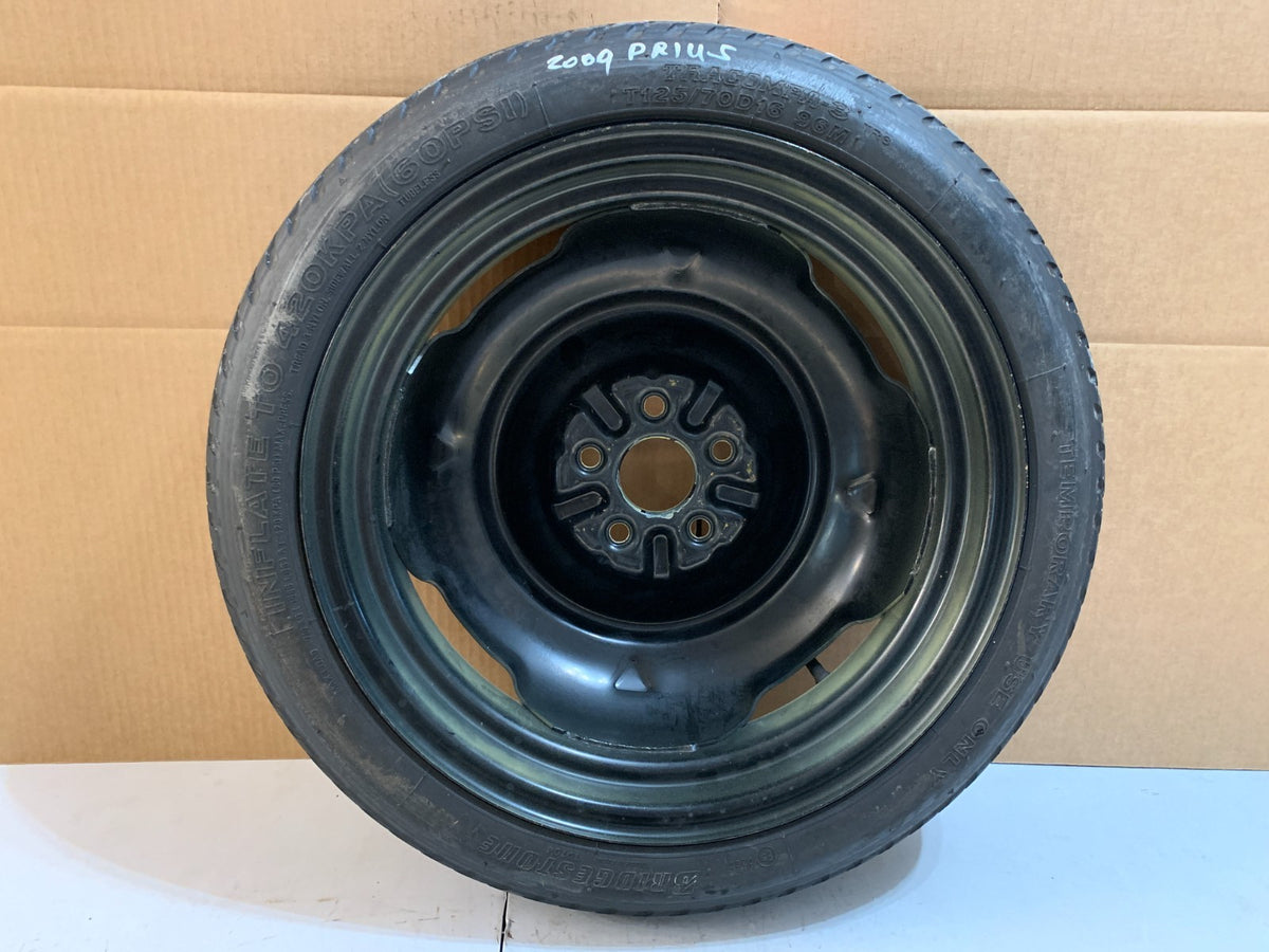 2004-2011 Toyota Prius 16" Spare Tire Compact Donut T125/70D16