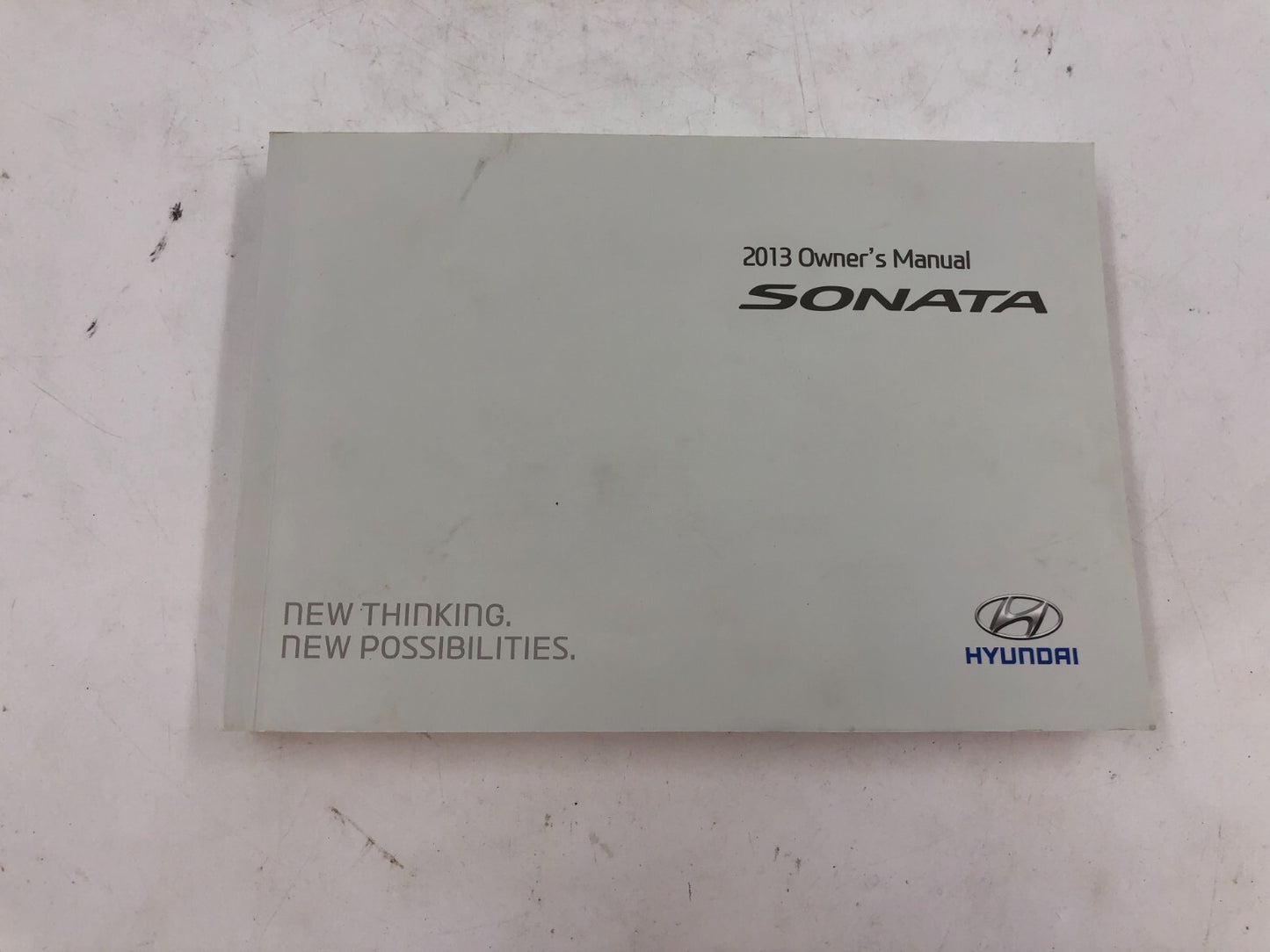 2013 Hyundai Sonata Owners Manual Set with Case OEM D02B61007