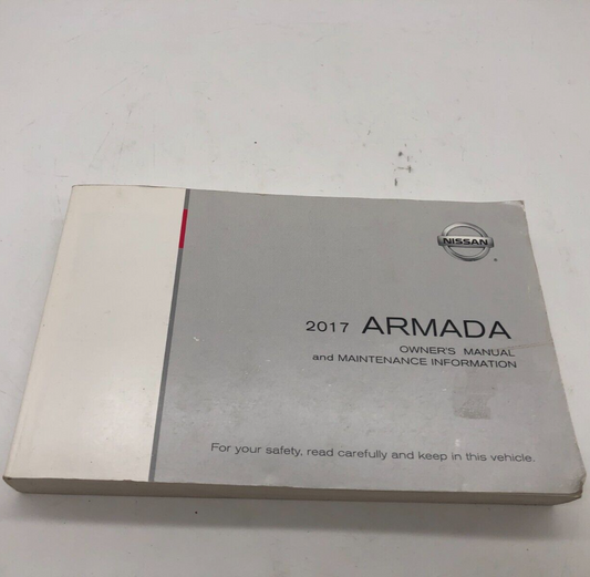 2017 Nissan Armada Sedan Owners Manual OEM A02B33006