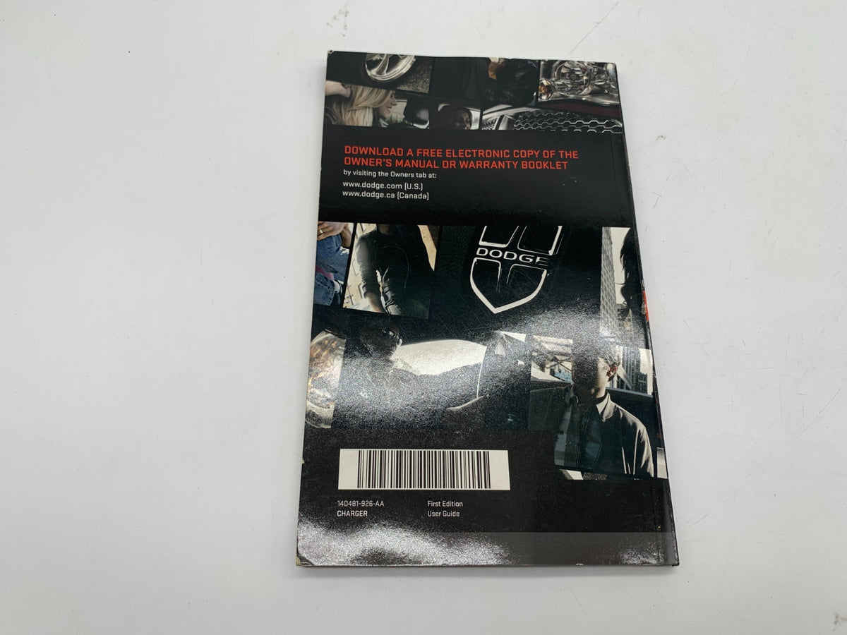 2014 Dodge Charger Owners Manual User Guide Set with Case OEM C02B21031