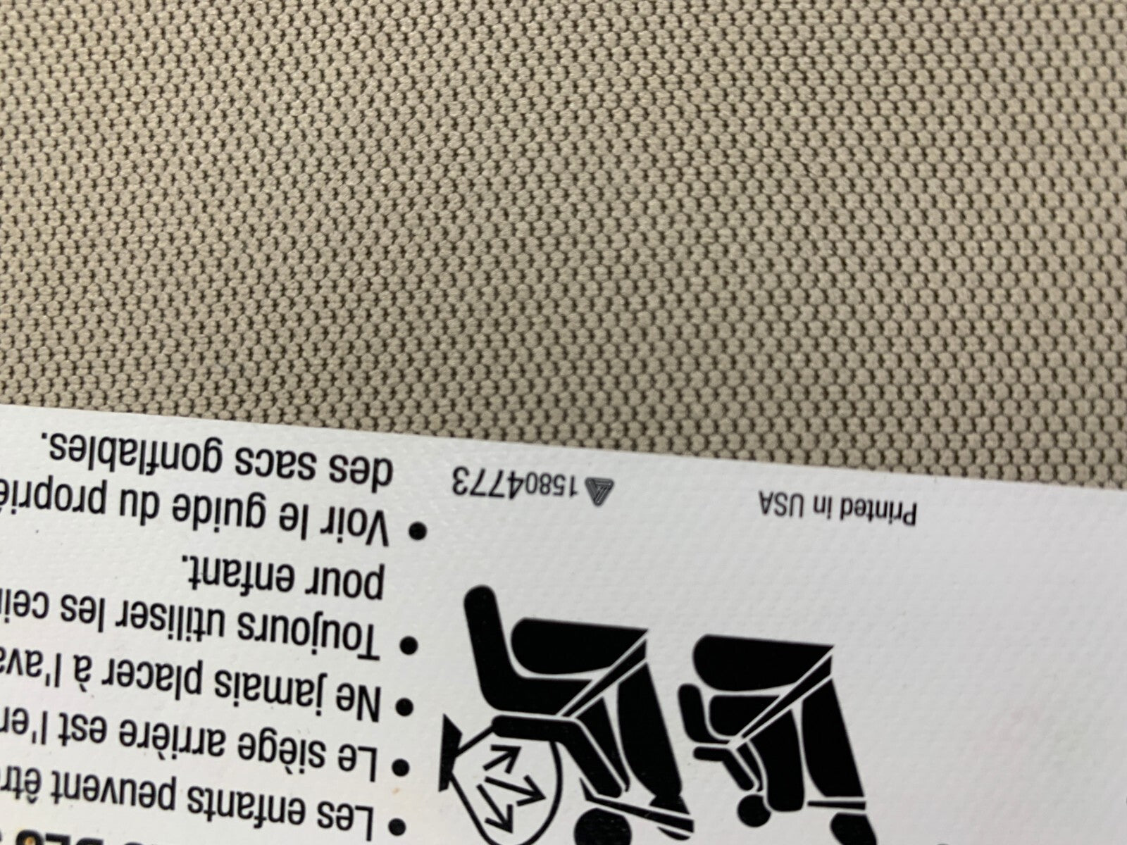 2013-2016 Chevrolet Malibu Passenger Sun Visor Gray Illuminated oem E02B58005