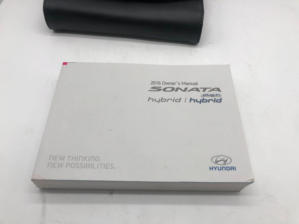 2016 Hyundai Sonata Owners Manual with Case OEM R01B08020