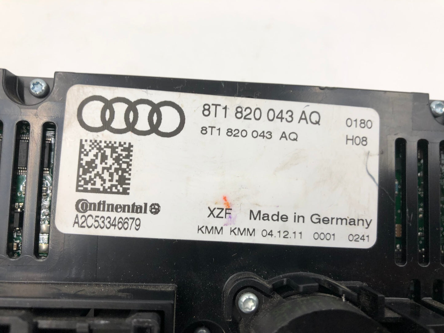 2009-2012 Audi A4 AC Heater Climate Control Unit OEM B04B09055