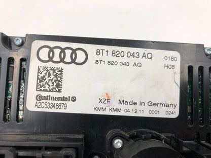 2009-2012 Audi A4 AC Heater Climate Control Unit OEM B04B09055
