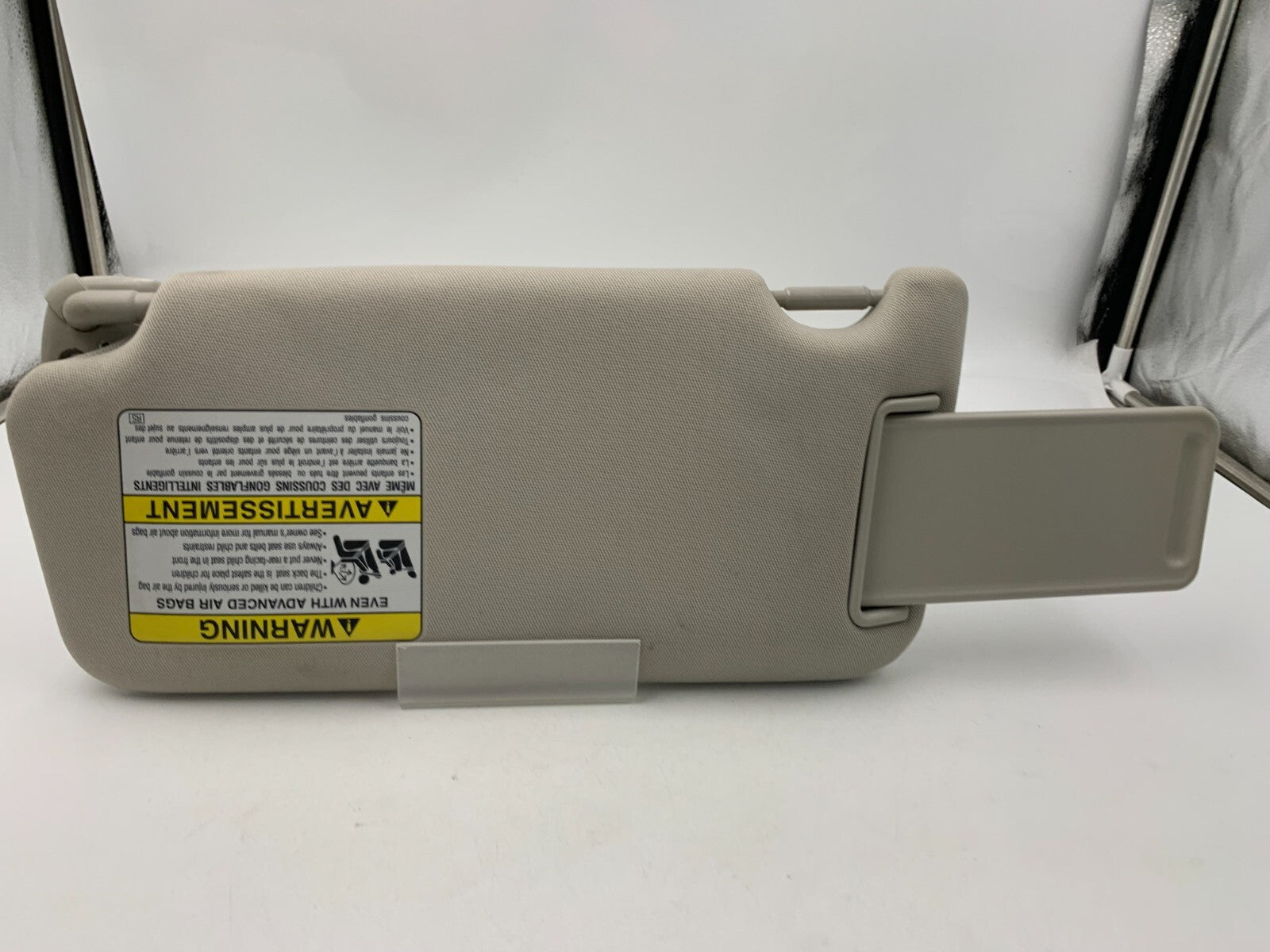 2010-2014 Subaru Legacy Passenger Sun Visor Gray Illuminated OEM C01B67006