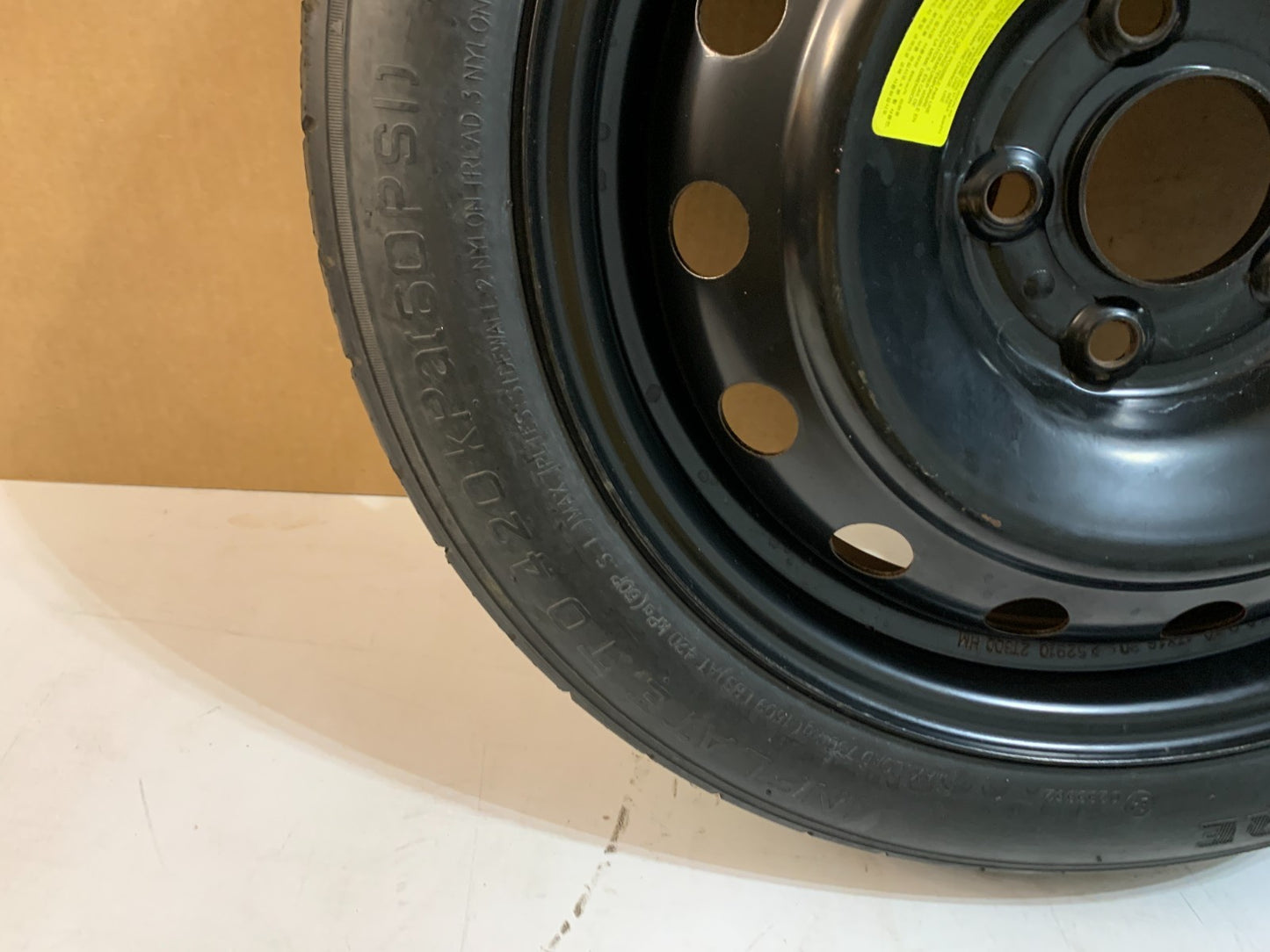 2011-2018 Kia Optima 16" Spare Tire Compact Donut T125/80D16 OEM Spare