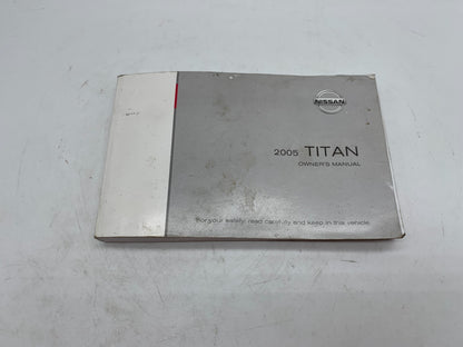 2005 Nissan Titan Owners Manual OEM B03B35007