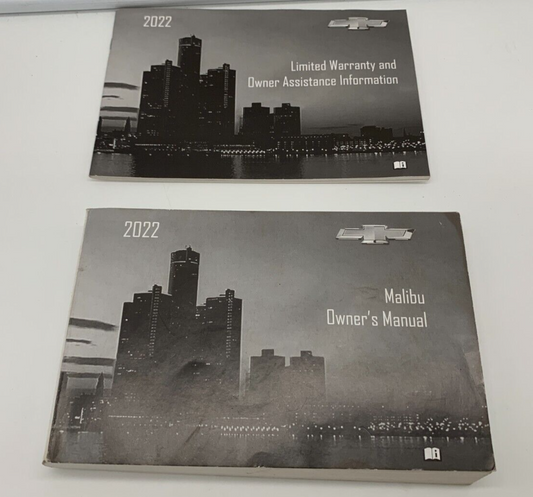 2022 Chevrolet Malibu Owners Manual Set OEM D03B10009