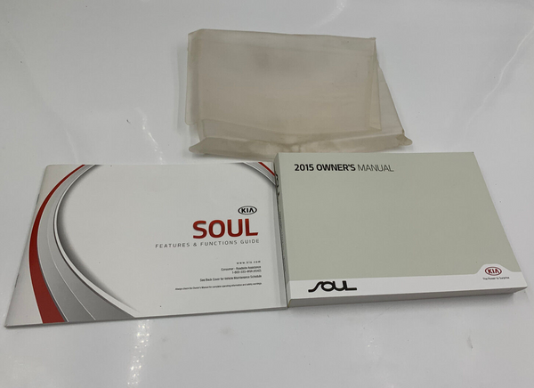 2015 Kia Soul Owners Manual Handbook Set OEM N01B10006