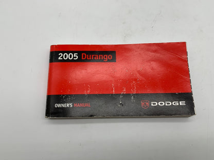 2005 Dodge Durango Owners Manual with Case OEM R01B17017