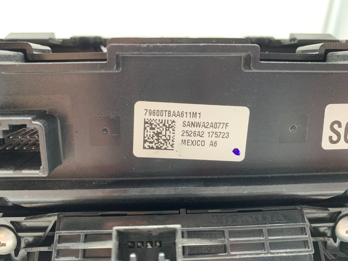 2016-2018 Honda Civic AC Heater Climate Control Unit OEM B04B51008