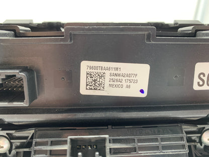 2016-2018 Honda Civic AC Heater Climate Control Unit OEM B04B51008