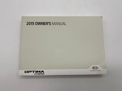 2015 Kia Optima Hybrid Owners Manual Set with Case OEM A03B24051
