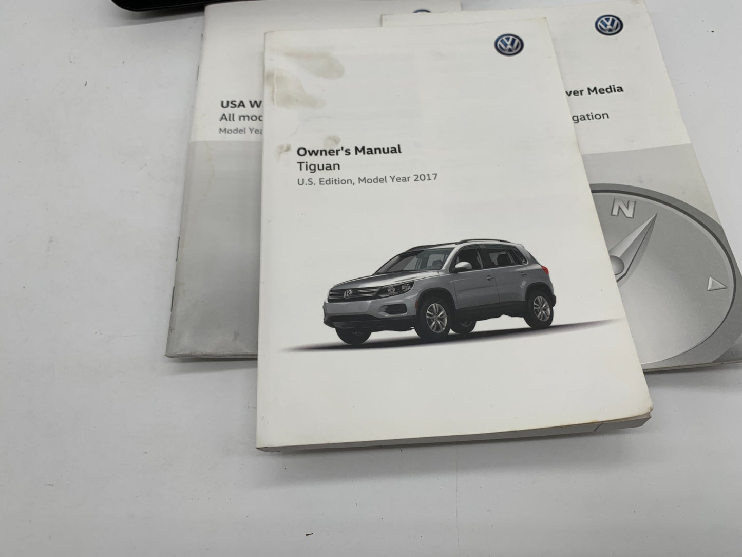 2017 Volkswagen Tiguan Owners Manual Set with Case OEM