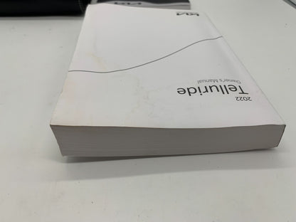 2022 Kia Telluride Sedan Owners Manual Set with Case OEM E01B46009