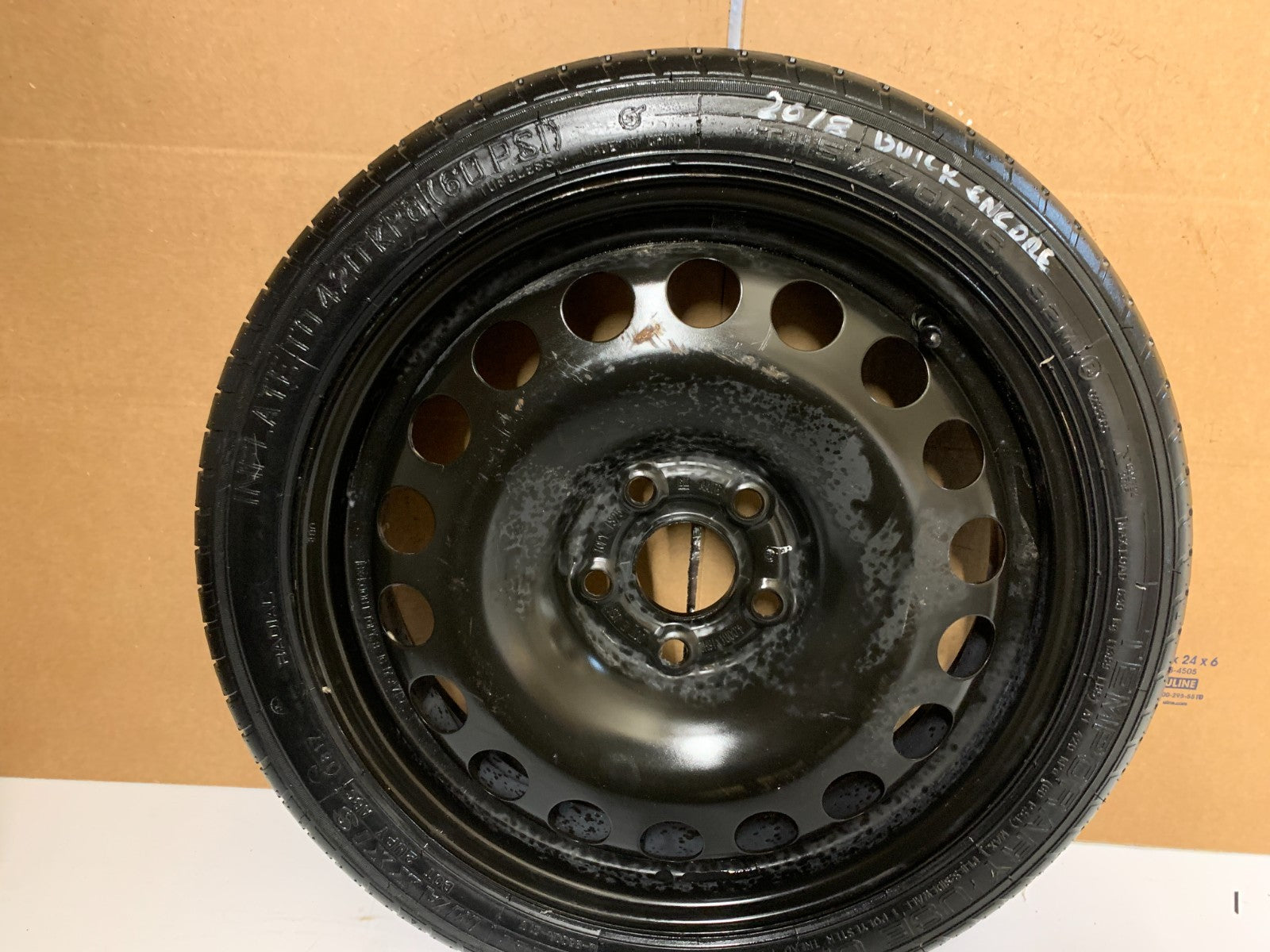 2013-2022 Buick Encore 16" Spare Tire Wheel Compact Donut T115/70R16