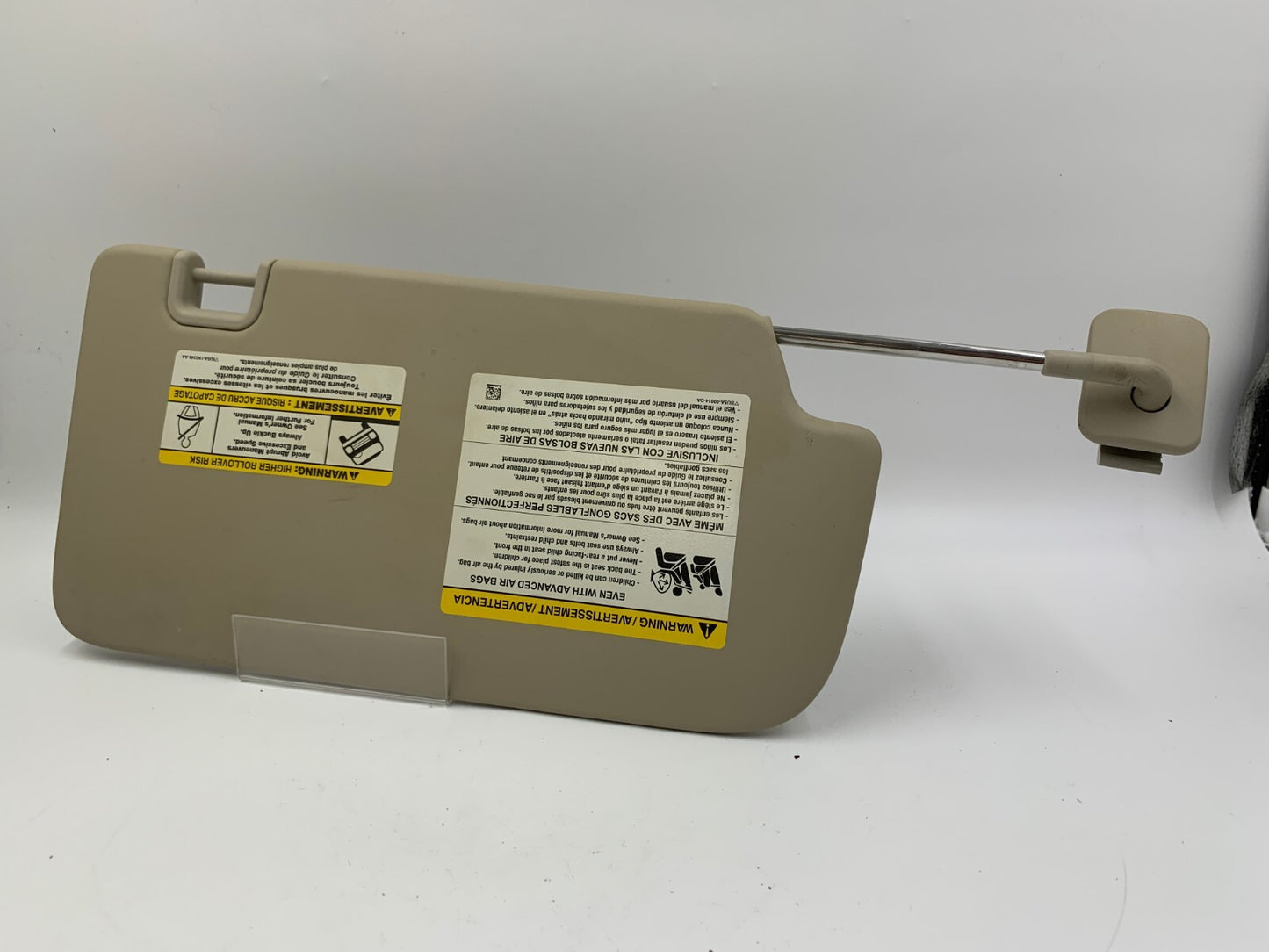 2019-2020 Ford Ranger Driver Sun Visor Sun Visor Beige OEM B01B04043