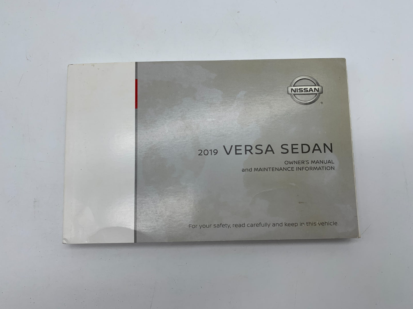 2019 Nissan Versa Sedan Owners Manual Set with Case OEM A01B30089