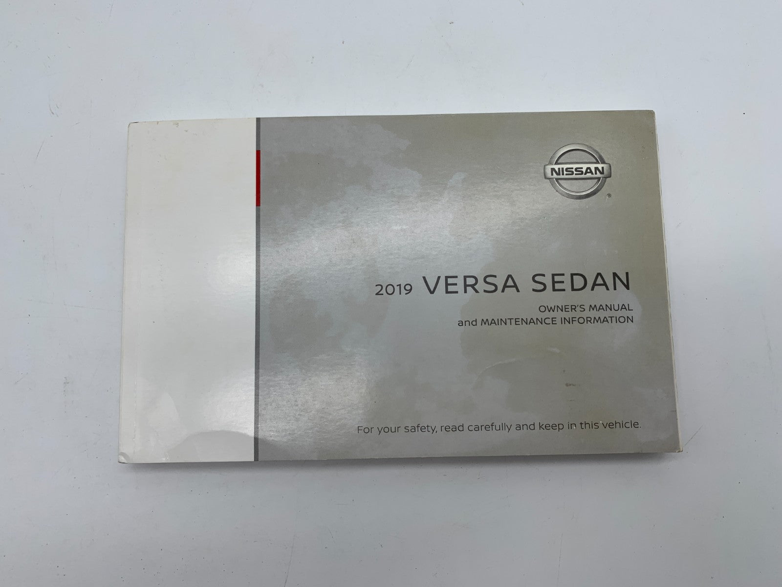 2019 Nissan Versa Sedan Owners Manual Set with Case OEM A01B30089