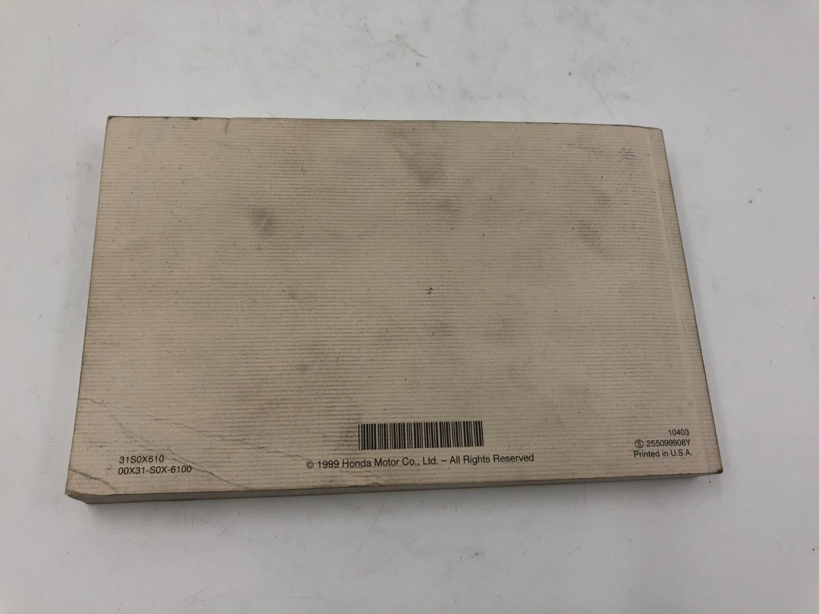 2000 Honda Odyssey Owners Manual OEM C04B50021