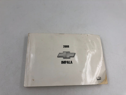 2008 Chevrolet Impala Owners Manual OEM A03B31039