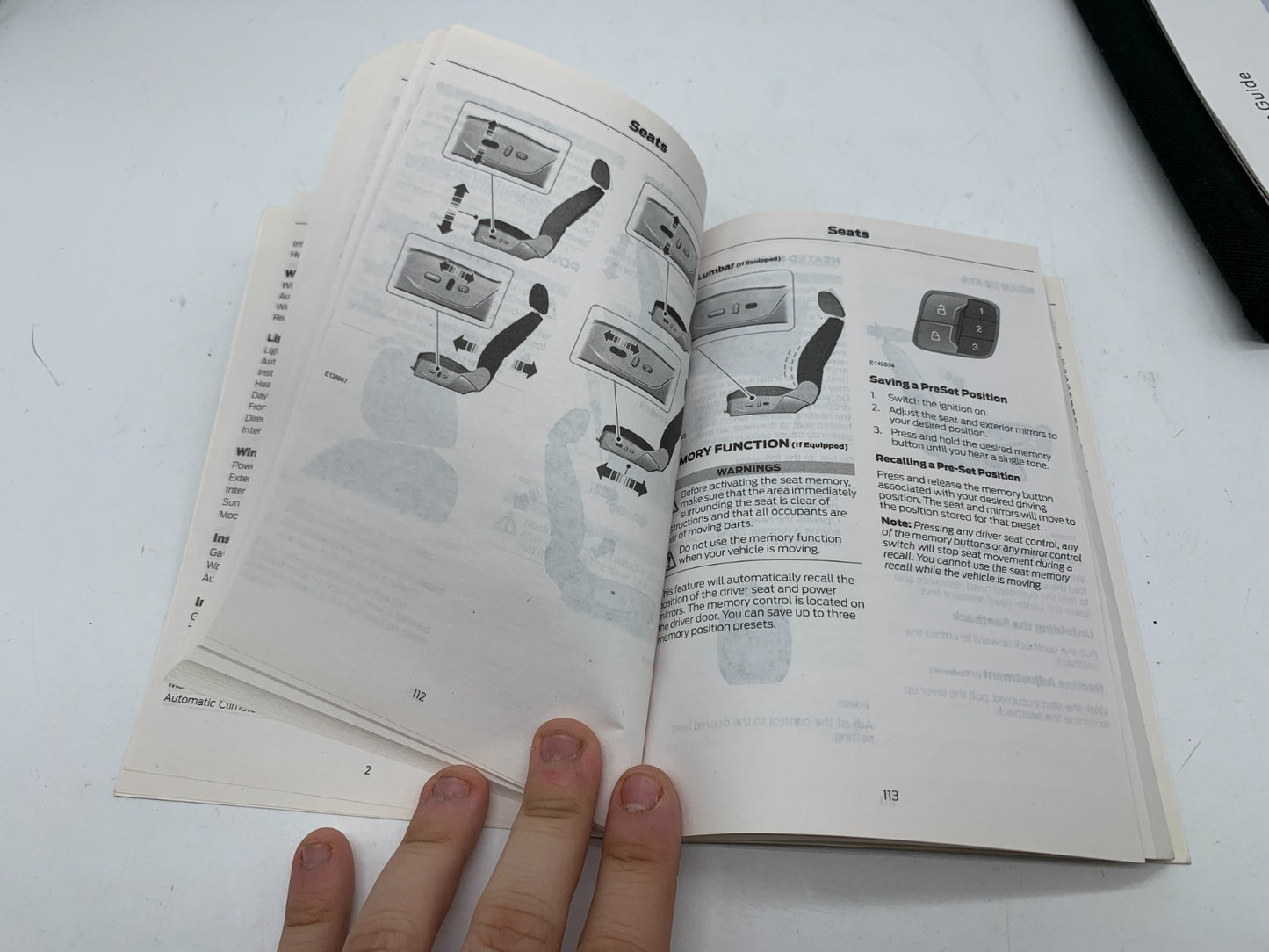 2016 Ford Escape Owners Manual Set with Case OEM D01B56003