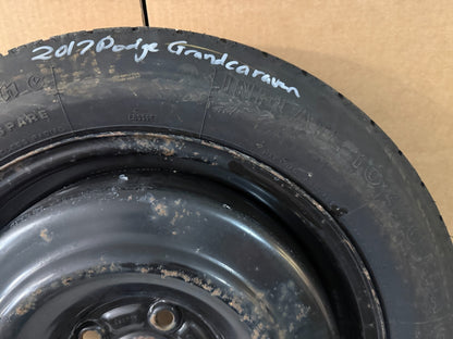 2012-2020 Dodge Grand Caravan 17" Spare Tire Donut Compact Wheel T145/80R17 OEM