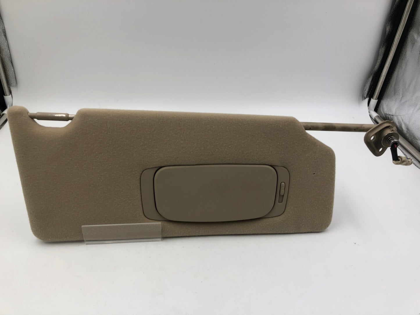 2005-2012 Toyota Avalon Passenger Sun Visor Tan Illuminated OEM A04B12029