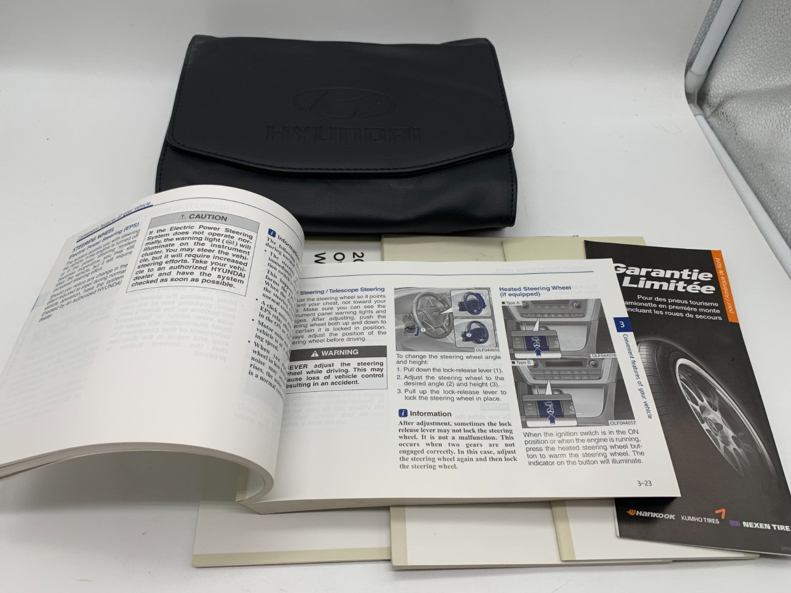 2017 Hyundai Sonata Owners Manual Set with Case OEM C01B07008