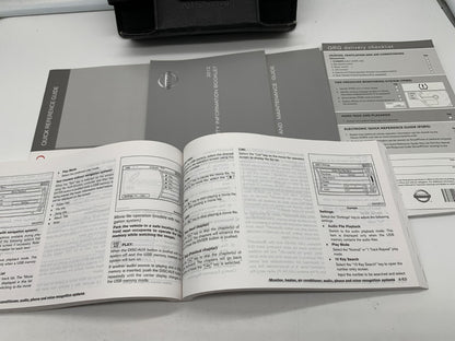 2012 Nissan Murano Owners Manual Set with Case OEM