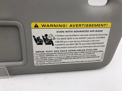 2013-2014 Audi Q5 Driver Sun Visor Gray OEM D02B20057