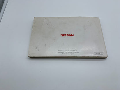 2005 Nissan Murano Owners Manual OEM A04B31004