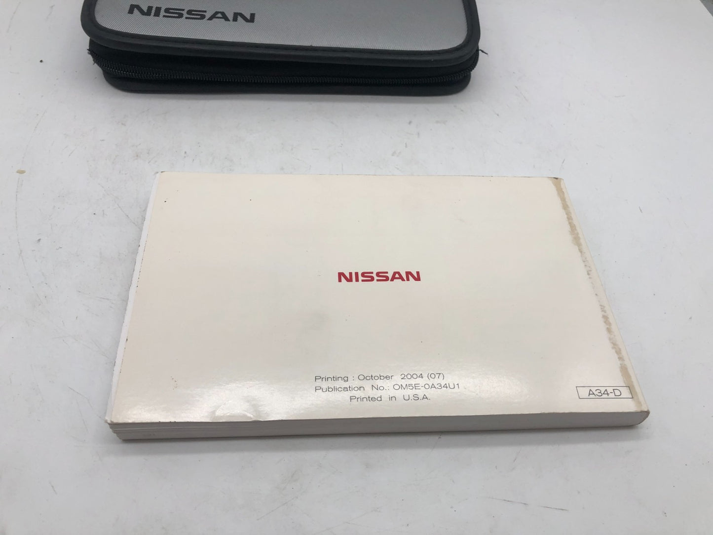 2005 Nissan Maxima Owners Manual with Case OEM A01B02004