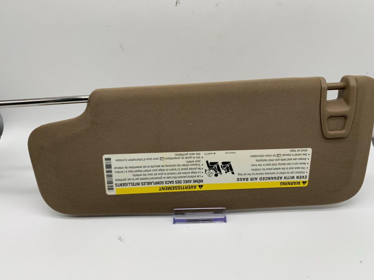 2004-2012 Chevrolet Malibu Passenger Sun Visor Brown OEM B01B13033