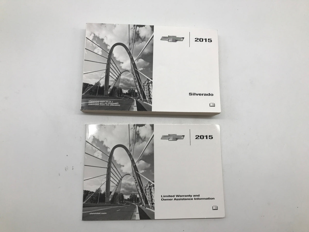 2015 Chevy Silverado Owners Manual Set OEM R01B06018