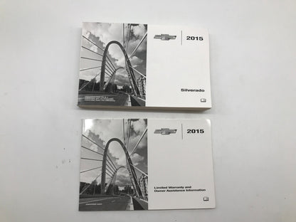 2015 Chevy Silverado Owners Manual Set OEM R01B06018