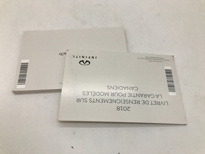 2018 Infiniti QX60 QX 60 Owners Manual Set with Case OEM B04B34019