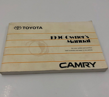 1996 Toyota Camry Owners Manual Handbook OEM A02B28033