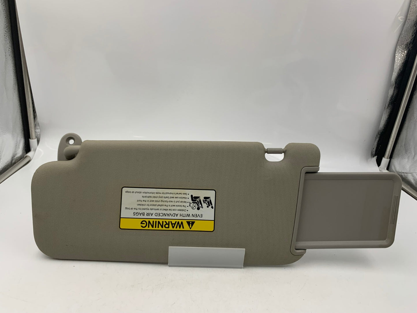 2010-2013 Kia Forte Passenger Sun Visor Gray OEM B02B43035
