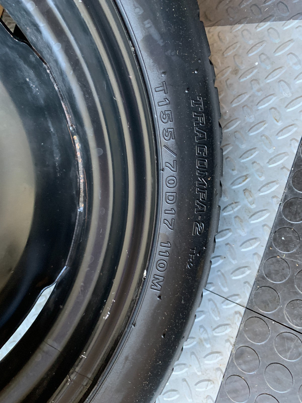 2009-2013 Subaru Forester 17" Spare Tire with Jack Kit Compact Donut T155/70D17