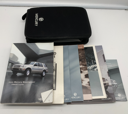 2005 Mercury Mountaineer Owners Manual Set with Case OEM B03B20036